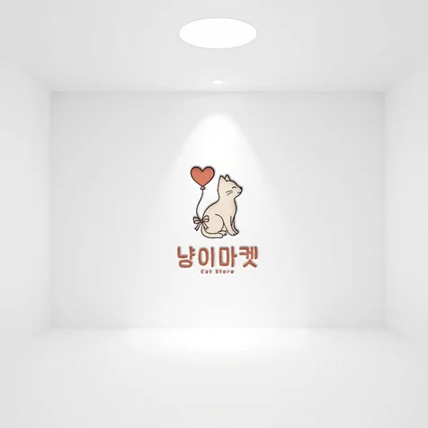 포트폴리오-냥이마켓_로고디자인 로고제작