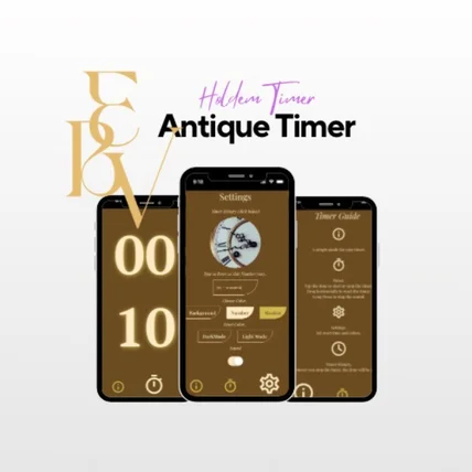 포트폴리오-아날로그 감성의 앤틱한 타이머 어플