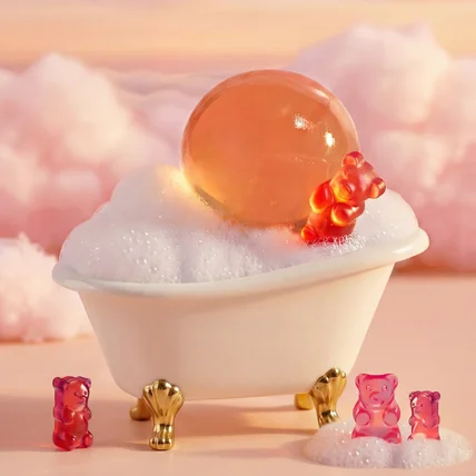 포트폴리오-[AI 연출 이미지] 샤워볼 ai 이미지 생성