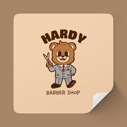 포트폴리오-HARDY 헤어샵로고