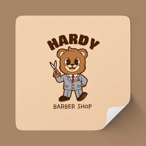포트폴리오-HARDY 헤어샵로고