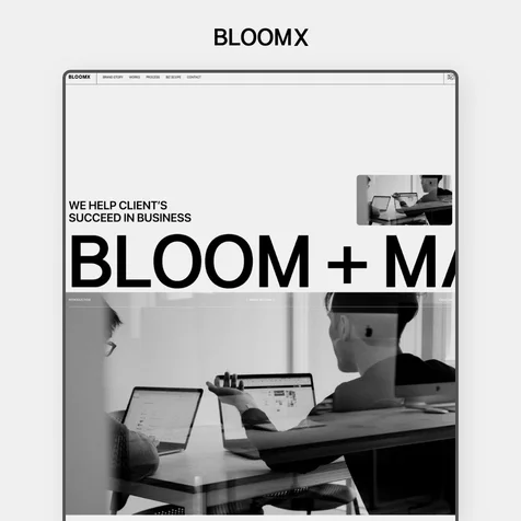 포트폴리오-마케팅 대행사 홈페이지 제작 | BLOOMX