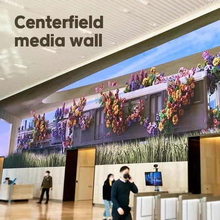 포트폴리오-[총괄 제작] 센터필드 미디어월 미디어아트