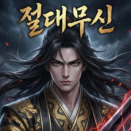 포트폴리오-[무협/먼치킨] ‘절대무신’ - 압도적 카리스마와 가시성 프리미엄 표지