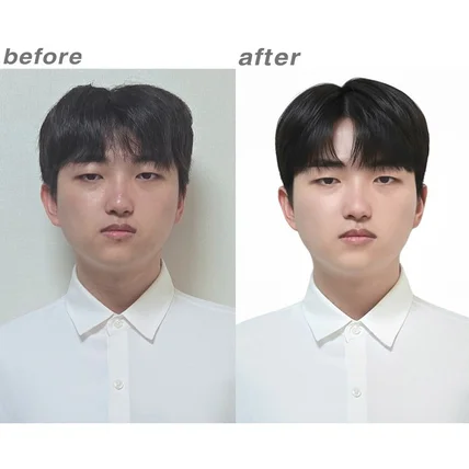 포트폴리오-집에서 찍은 일반 사진 헤어 및 배경 변경 작업