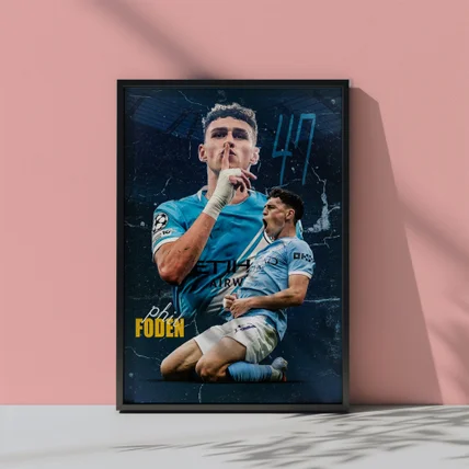 포트폴리오-축구선수 포스터