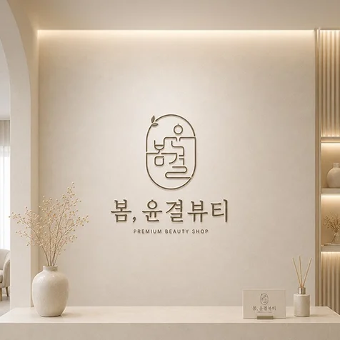 포트폴리오-뷰티샵 로고 | 로고디자인ㅣ로고제작ㅣ로고ㅣCIㅣBI