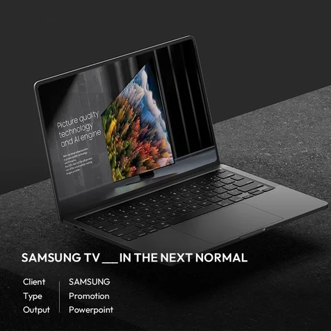 포트폴리오-SAMSUNG TV  IN THE NEXT NORMAL