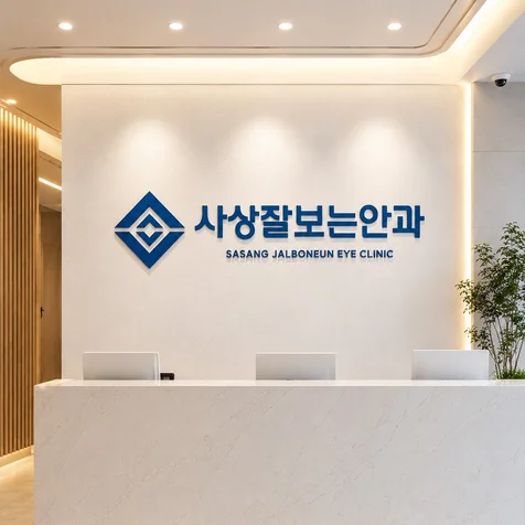 포트폴리오-사상잘보는안과 안과 / 병원 로고 / CI 디자인