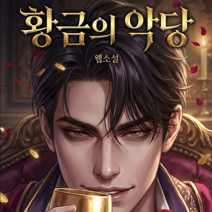 포트폴리오-[현판/로판] '황금의 악당' - 거부할 수 없는 오만함, 부와 권력의 미학 시각화