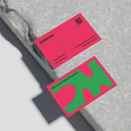 포트폴리오-[디자인·개인] 디자이너 JH 명함디자인