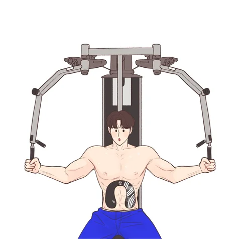 포트폴리오-셀프리쉬 마사지기 일러스트