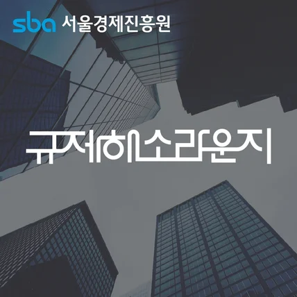 포트폴리오-sba 서울경제진흥원 " 규제해소라운지"