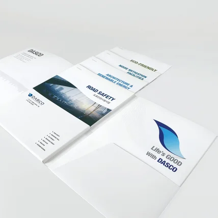 포트폴리오-브로슈어, 카탈로그, 종이홀더 세트디자인