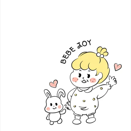 포트폴리오-아기옷가게로고