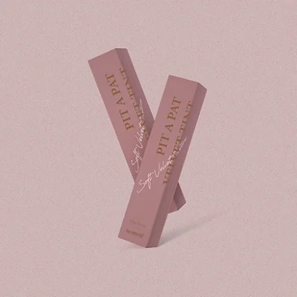 포트폴리오-모메이 코스메틱 핏어팻 립 밤 패키지 디자인