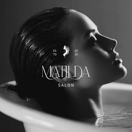 포트폴리오-[헤어샵 브랜드 로고] MATILDA SALON