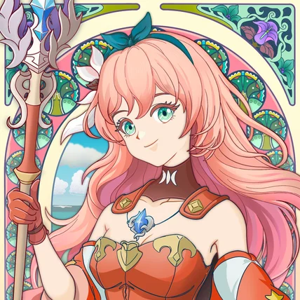 포트폴리오-“안녕엘라” 게임 캐릭터 디자인 / 소녀 일러스트/ PFP NFT / 컴투스홀딩스