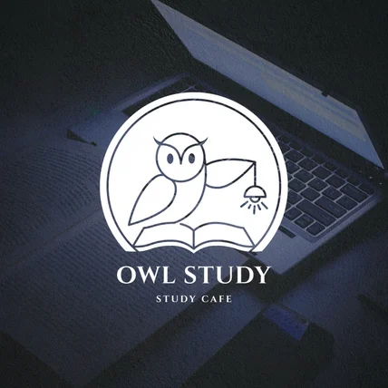 포트폴리오-스터디카페 로고ㅣ로고디자인ㅣ로고제작ㅣ로고ㅣCIㅣBI