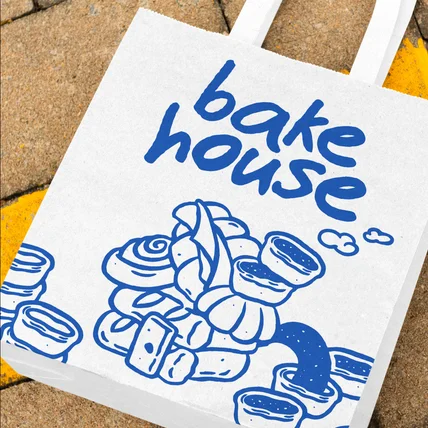 포트폴리오-베이크하우스 일러스트 디자인