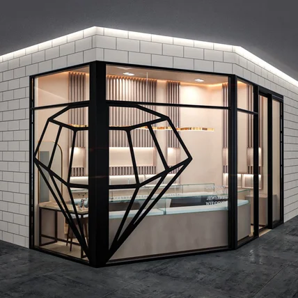 포트폴리오-상가 입점예정 소형 쥬얼리샵 인테리어 디자인 시안