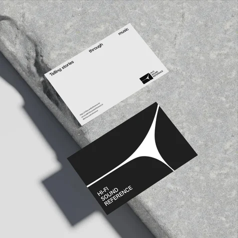 포트폴리오-[의류·패션] HI-FI Sound Reference 명함 디자인