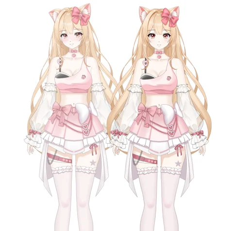 포트폴리오-일러스트 / Live2D 작업물