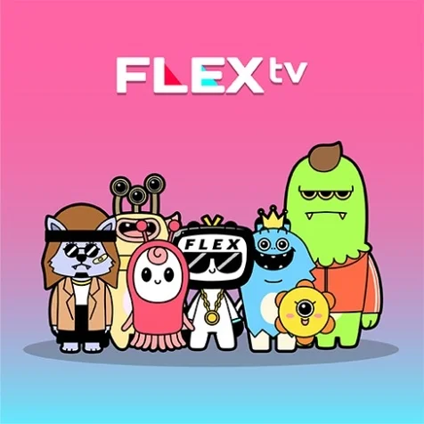 포트폴리오-FLEX TV 공식 마스코트 '플렉스 프렌즈' 캐릭터 디자인