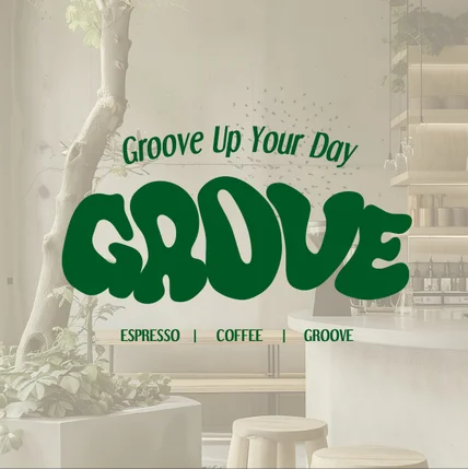 포트폴리오-힙하고 트렌디한 카페 로고 디자인 브랜딩 프로젝트