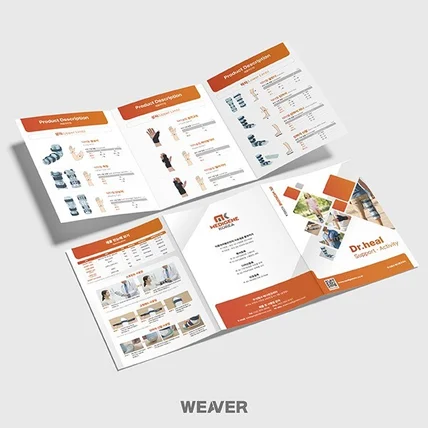 포트폴리오-dr.heal 3단 리플렛