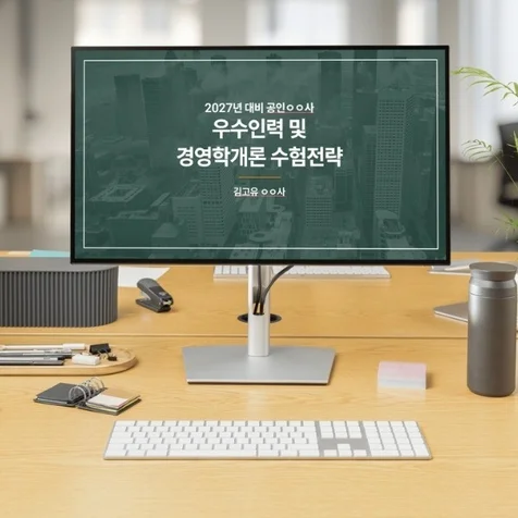 포트폴리오-공인시험 전략 설명회 PPT