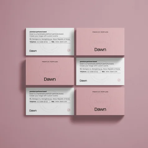 포트폴리오-Dawn 로고 및 명함 디자인