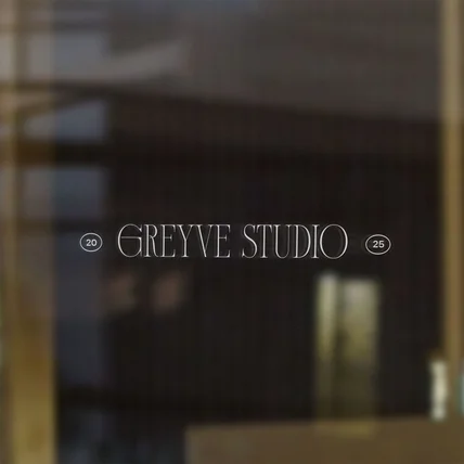 포트폴리오-스튜디오 로고 _ GREYVE STUDIO 로고디자인 로고제작