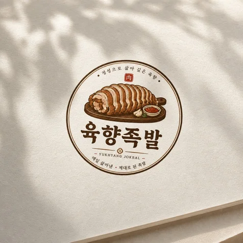 포트폴리오-족발 음식점 로고디자인.로고제작.BI.CI.