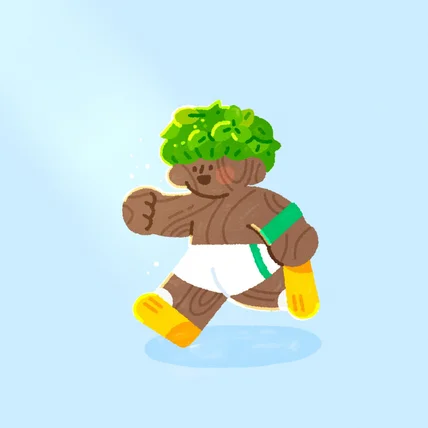 포트폴리오-나무 캐릭터 디자인