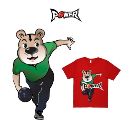 포트폴리오-파워 볼링용품의 캐릭터 디자인 의뢰