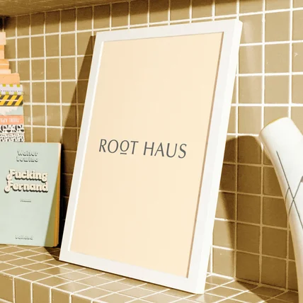 포트폴리오-플랜테리어 업체 ROOT HAUS 로고 디자인 제작