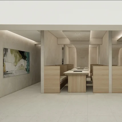 포트폴리오-식당 투시도