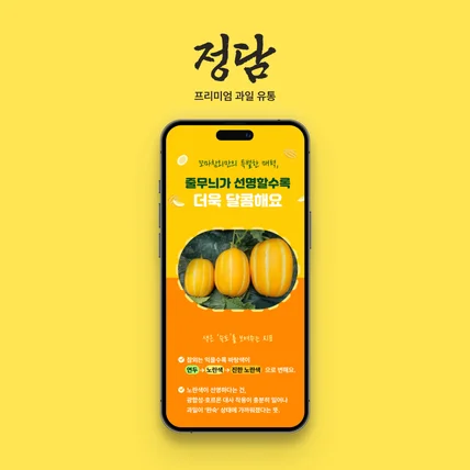 포트폴리오-꼬마 참외 상세페이지