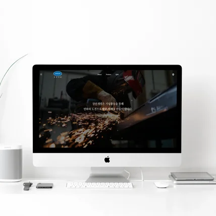 포트폴리오-글로벌 제조회사 홈페이지 제작