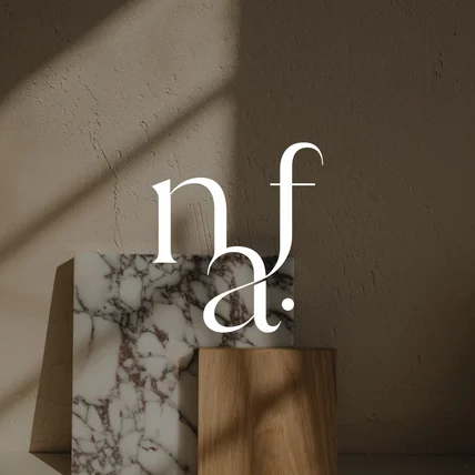 포트폴리오-뷰티샵 na.f 로고 디자인 제작