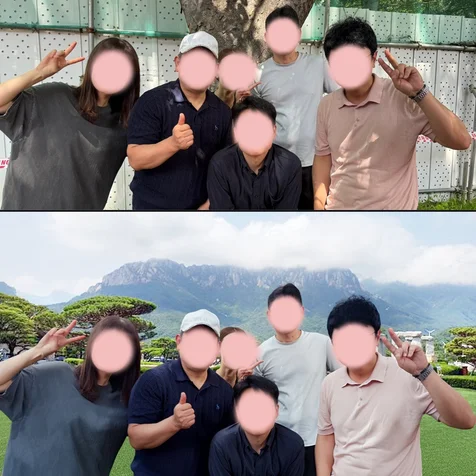 포트폴리오-펜션에서 찍은 사진을 설악산 풍경 속으로 – 워크샵 사진 편집 사례