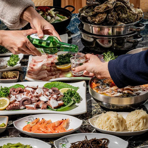 포트폴리오-[원주음식사진촬영] 자연산막회물회막국수 신규오픈 횟집 SNS 플레이스 촬영사례
