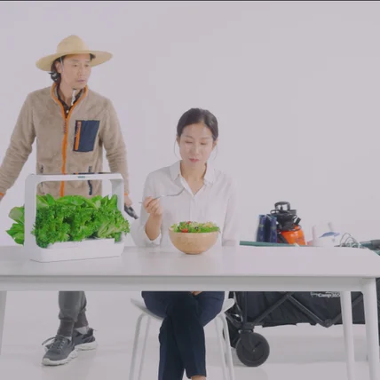포트폴리오-[기획/모델섭외/촬영/편집] 가정용 식물 재배기 자람홈 홍보영상
