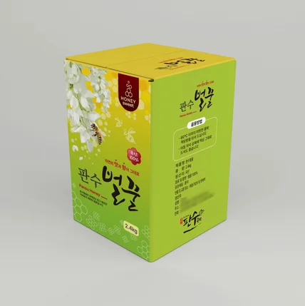 포트폴리오-[박스 디자인] 벌꿀 박스