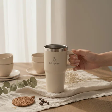 포트폴리오-[촬영/연출/보정] 대용량 텀블러 상세페이지용 연출사진 프리미엄 제품촬영