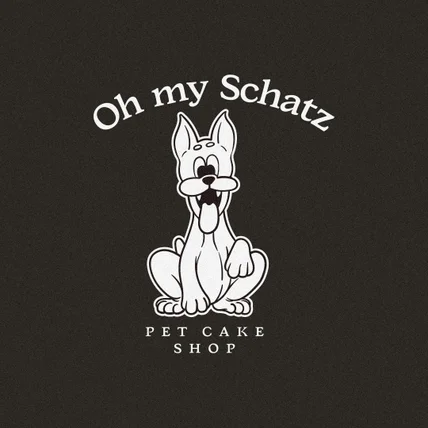 포트폴리오-반려동물 케이크 샵  '오마이샷츠' 캐릭터 로고