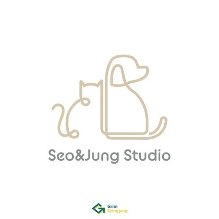 포트폴리오-동물 피규어 제작 스튜디오 로고 디자인