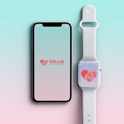 포트폴리오-[바이오 기업 로고] 셀리스크리닉 로고디자인