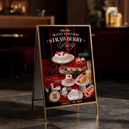 포트폴리오-크리스마스 연말 포스터 디자인